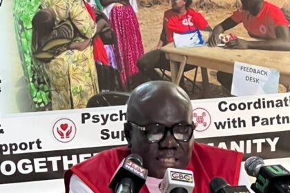 Secretary General of the Ghana Red Cross Society, Eric Gregory Kwatia