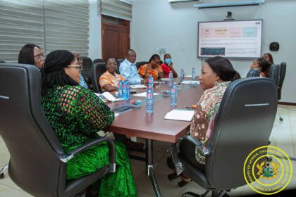 Minister for Gender, Children, and Social Protection, Dr. Agnes Naa Momo Lartey, and Deputy Minister for Health, Dr Grace Ayensu-Danquah.