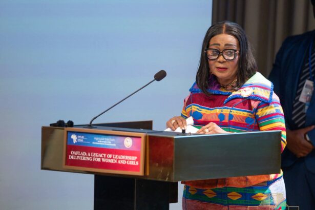 First Lady, Mrs. Lordina Mahama.