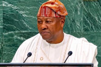 President John Mahama speaking at 81st UNGA in New York.