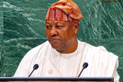 President John Mahama speaking at 81st UNGA in New York.