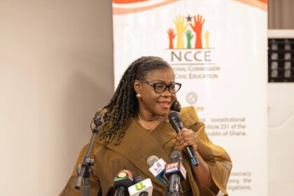 NCCE Chairperson, Madam Kathleen Addy.