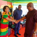 President Mahama with CEO of Zonda Tech, Yang Yang.