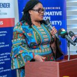 Dr Agnes Naa Momo Lartey, Gender Minister.