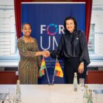 Ghana’s Minister for Environment, Science and Technology, Dr. Zanetor Agyeman-Rawlings, engagement with Germany’s Federal Minister for Research, Technology and Space, Dorothee Bär.