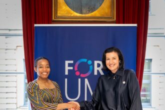 Ghana’s Minister for Environment, Science and Technology, Dr. Zanetor Agyeman-Rawlings, engagement with Germany’s Federal Minister for Research, Technology and Space, Dorothee Bär.