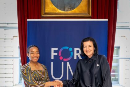 Ghana’s Minister for Environment, Science and Technology, Dr. Zanetor Agyeman-Rawlings, engagement with Germany’s Federal Minister for Research, Technology and Space, Dorothee Bär.