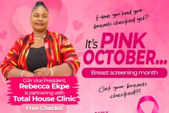 Rebecca Ekpe- GJA Vice President.
