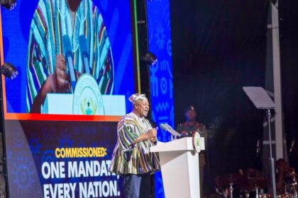 President John Mahama speaking at World Assemblies oh God Congress in Accra.
