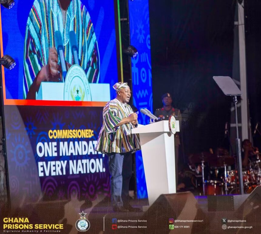 President John Mahama speaking at World Assemblies oh God Congress in Accra.