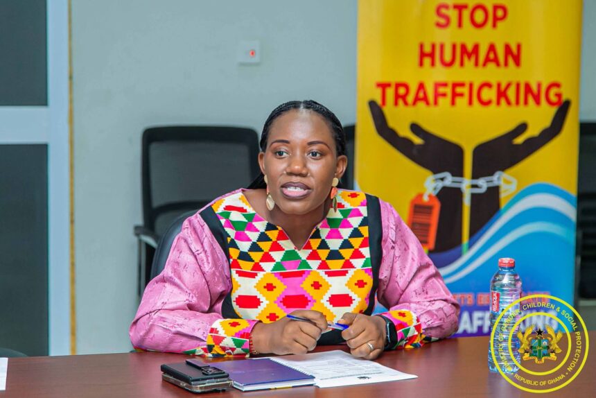 Madam Anobea Asare-Head of Human Trafficking Secretariat- Ministry of Gender