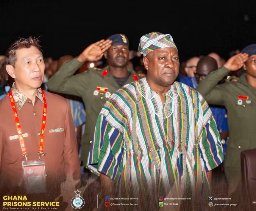 President John Mahama with Leadership of the Assemblies of God World Congress.